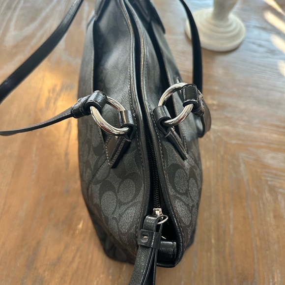 Coach coated canvas large shoulder bag - Picture 9 of 14